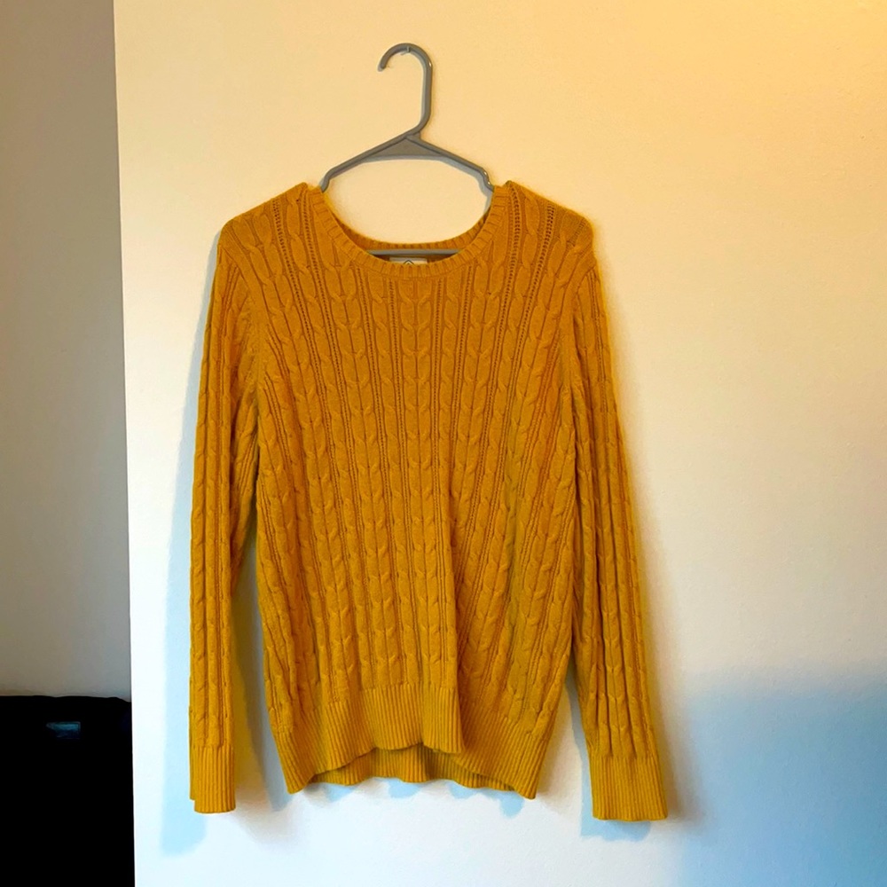 Mustard yellow sweater